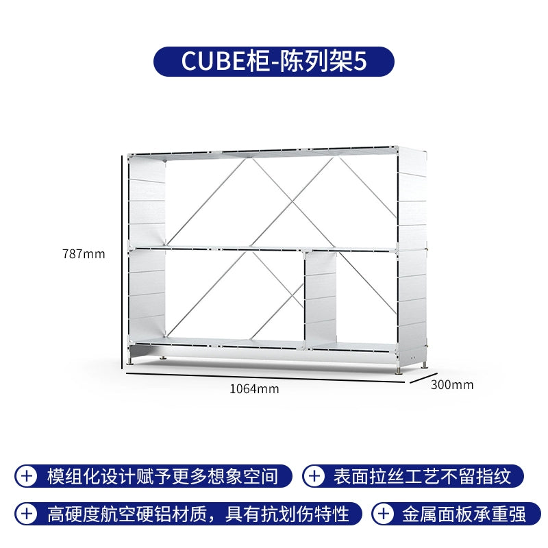 Metallmodulschrank Industriestil Kombinationsschrank Ins PopularSimple Ins Display Rack Kreativität 