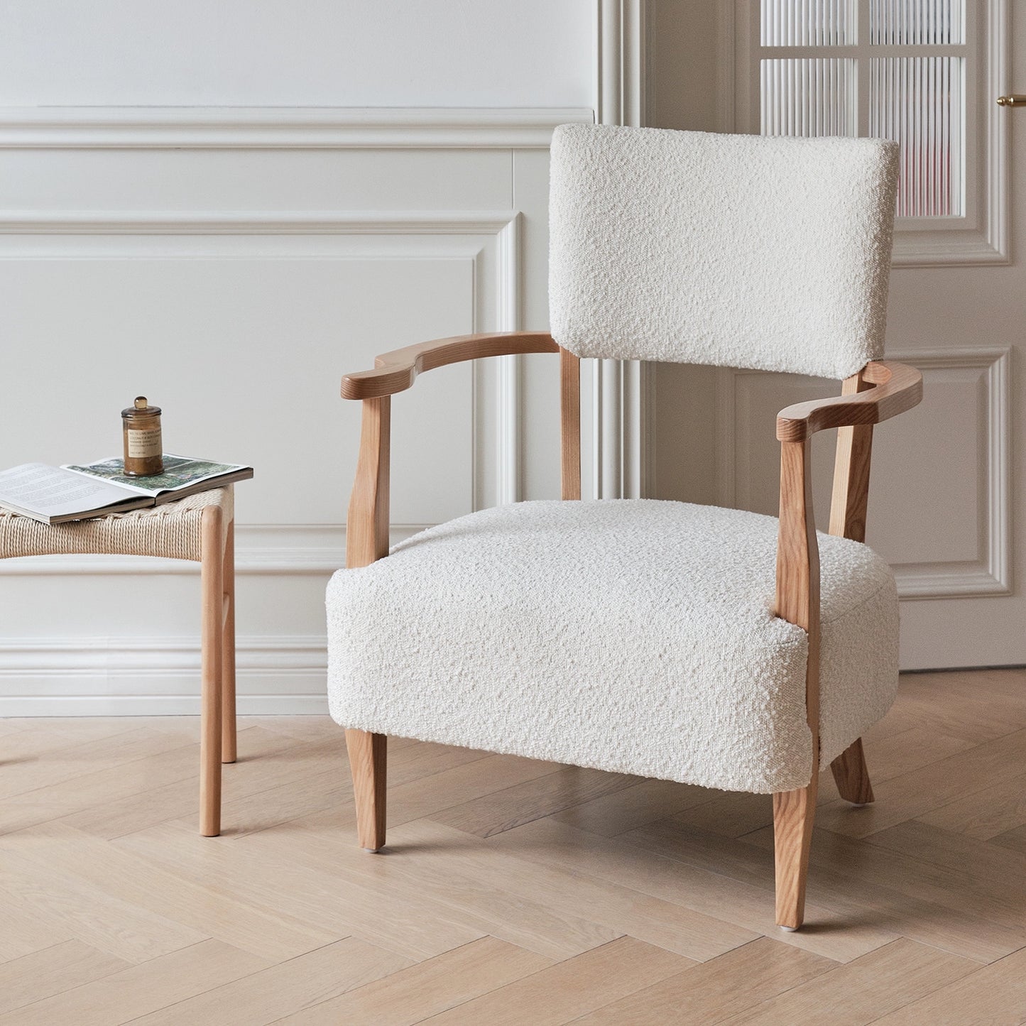 Mittelalterlichen sofa stuhl massivholz designer Ins Popularseat minimalistischen einzel freizeit stuhl wohnzimmer wabi-sabi wind 