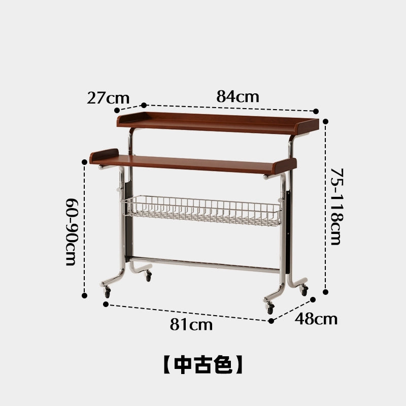 Hebbarer Schreibtisch, mittelalterlicher Massivholz-Sofa-Beistelltisch, paar kleine Wohnungs-Mobil-Couchtisch, Nachttisch 