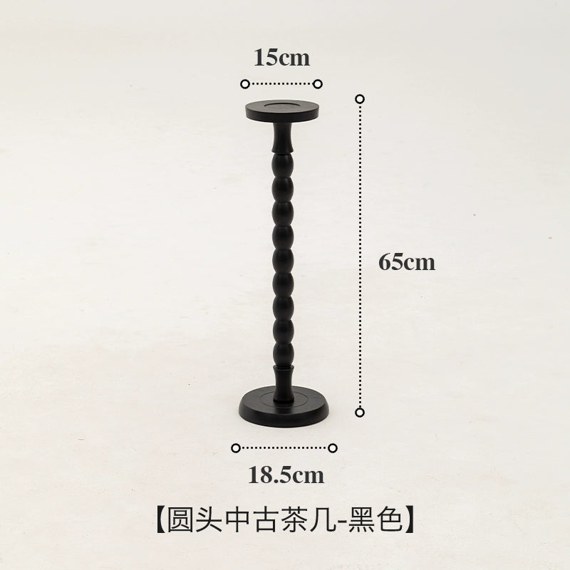 Kerzenhalter Couchtisch Mittelalterliche Seite Paar Wabi Wind Wohnzimmer Dekoration Massivholz Kreative Ins Schießen Requisiten 