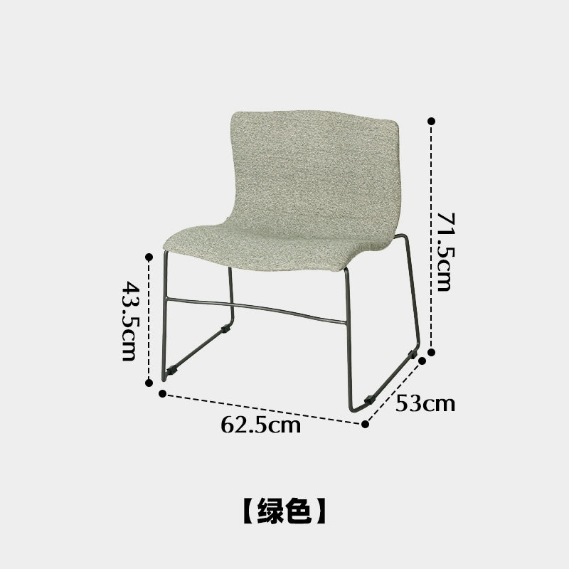 Nordic Creative Dining Chair Simple Soft Bag Back Chair Home Retro Coffee Shop Ins PopularLeisure Chair 
