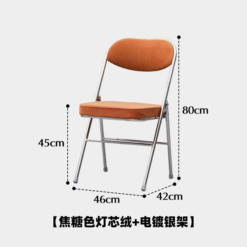 Retro restaurant stuhl antike cord klappstuhl Ins Popularcafe alten rückenlehne esszimmerstuhl 