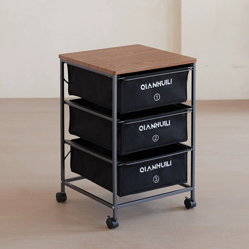 Industrial Style Drawer Type Storage Cabinet Mobile Medieval Shelf Under Table Storage Cabinet Japanese Trolley
