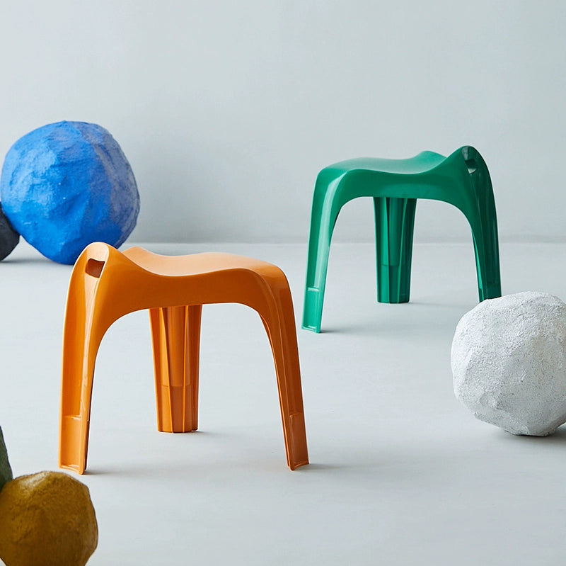 Kunststoffhocker stapelbar Creative Ins PopularSmall Hocker Home Modern Simple Shoe Bench Medieval 