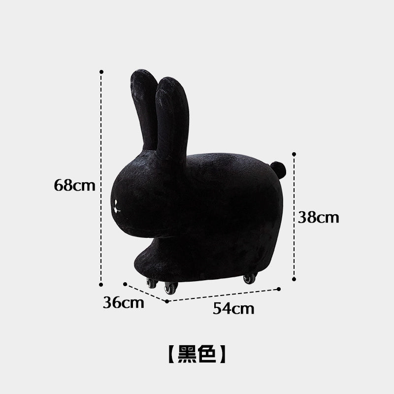Kaninchen montieren abnehmbare niedlichen kinder stuhl kreative tier sitz Ins Popularfluff schuh ändern niedrigen hocker 
