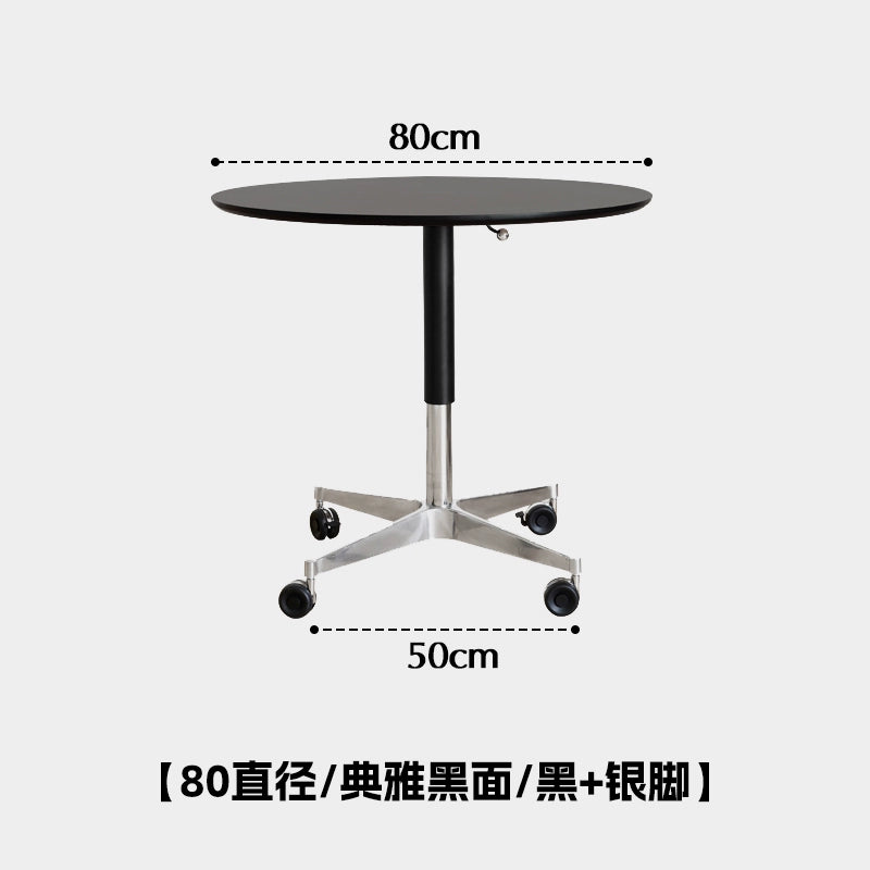 Heben retro kaffee tisch einfache kleine wohnung kaffee tisch kleine runde tisch abnehmbare büro computer tisch 