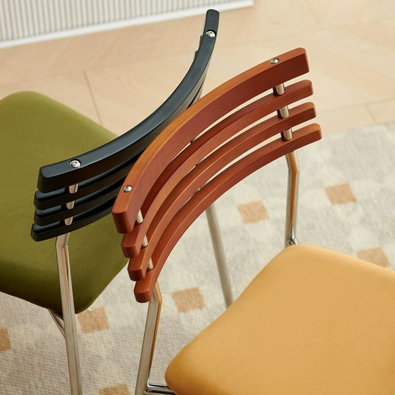 Nordic Rückenlehne Stuhl Haushalt Massivholz Licht Luxus High-End Esszimmerstuhl Kleine Wohnung Freizeit Balkon Schreibtischstuhl