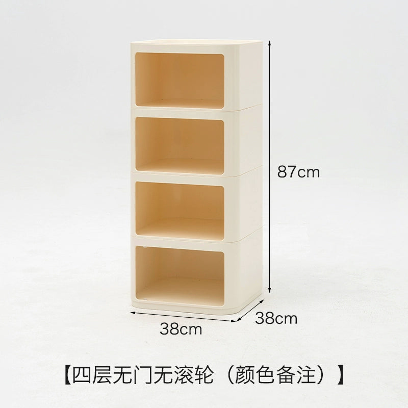 Beweglicher Nachttisch Einfacher mittelalterlicher Lagerschrank Ins Popularins Windregal Kleine Wohnung Seitenschrank 