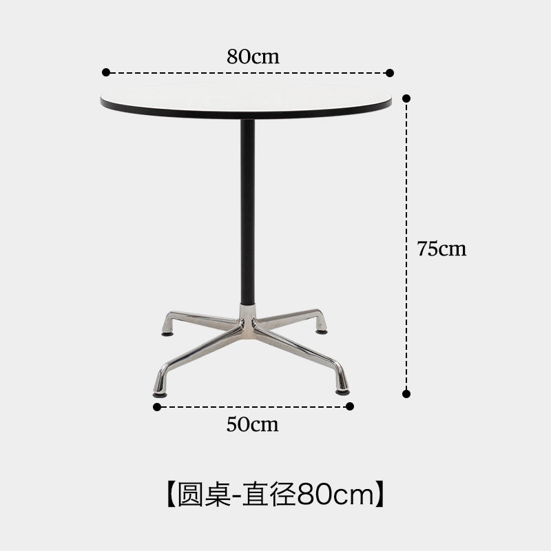 Eames runder Tisch mittelalterlicher Esstisch kleine Wohnung Haushalt Internet-Prominente Ins-Stil quadratischer Retro-Couchtisch 