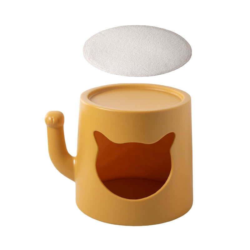 Lucky Cat Couchtisch Katzennest Kreative Cartoon Seite Paar Multifunktionale Lagerung Sofa Regal Nachttisch