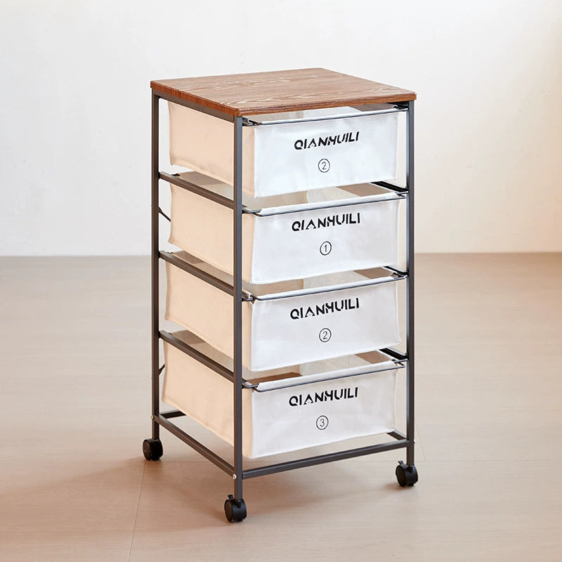 Industrial Style Drawer Type Storage Cabinet Mobile Medieval Shelf Under Table Storage Cabinet Japanese Trolley