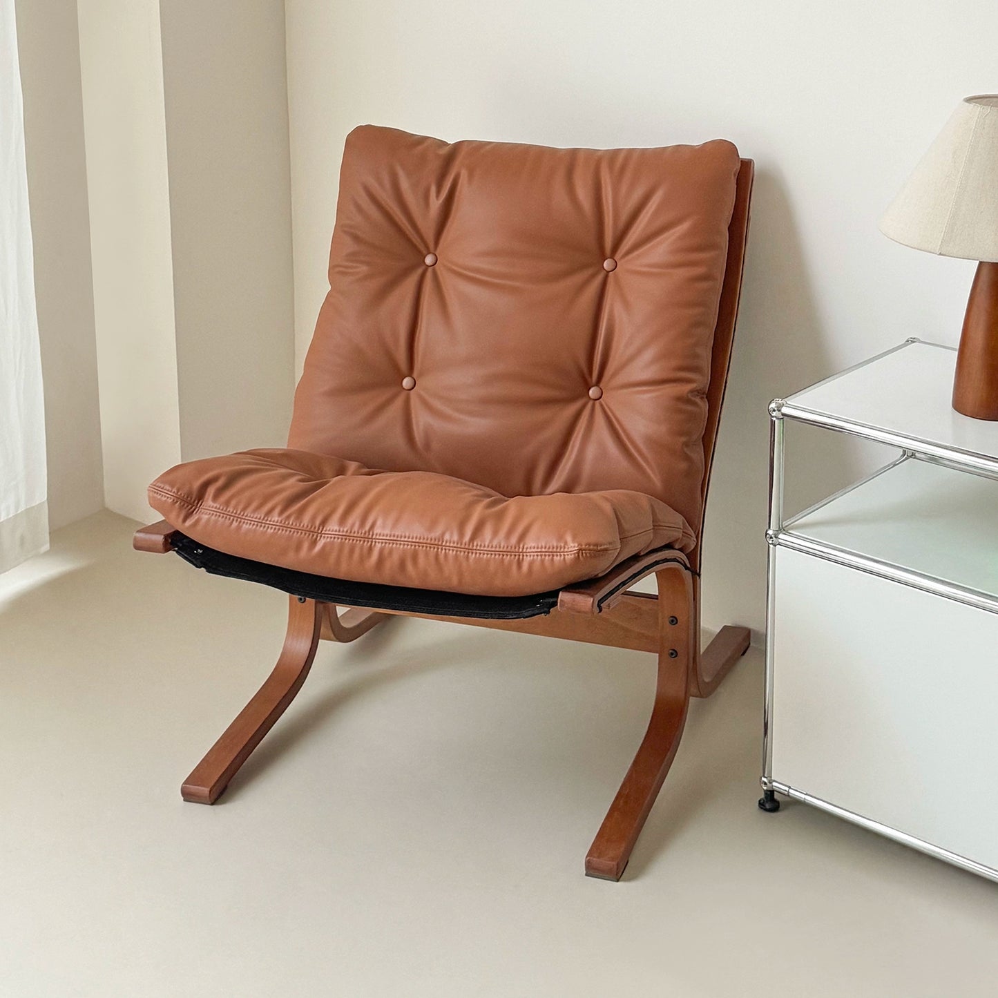 Mittelalterlicher Einzelsofastuhl Wabi Wind Designer Freizeitstuhl Minimalist Ins PopularRecliner Light Luxury High-End 