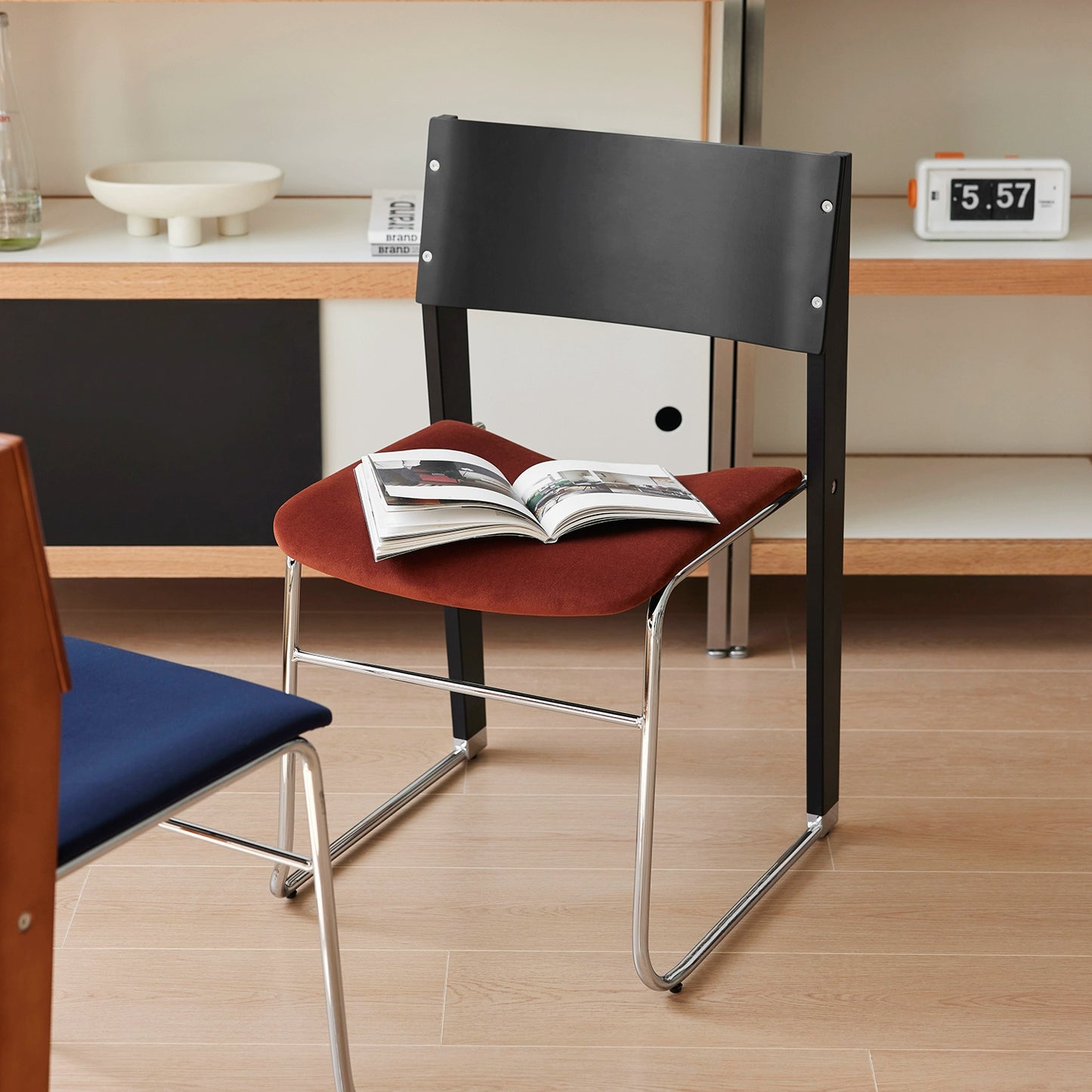 Nordic licht luxus esszimmer stuhl hause mittelalterlichen rückenlehne stuhl weiche tasche make-up stuhl designer kreativität 