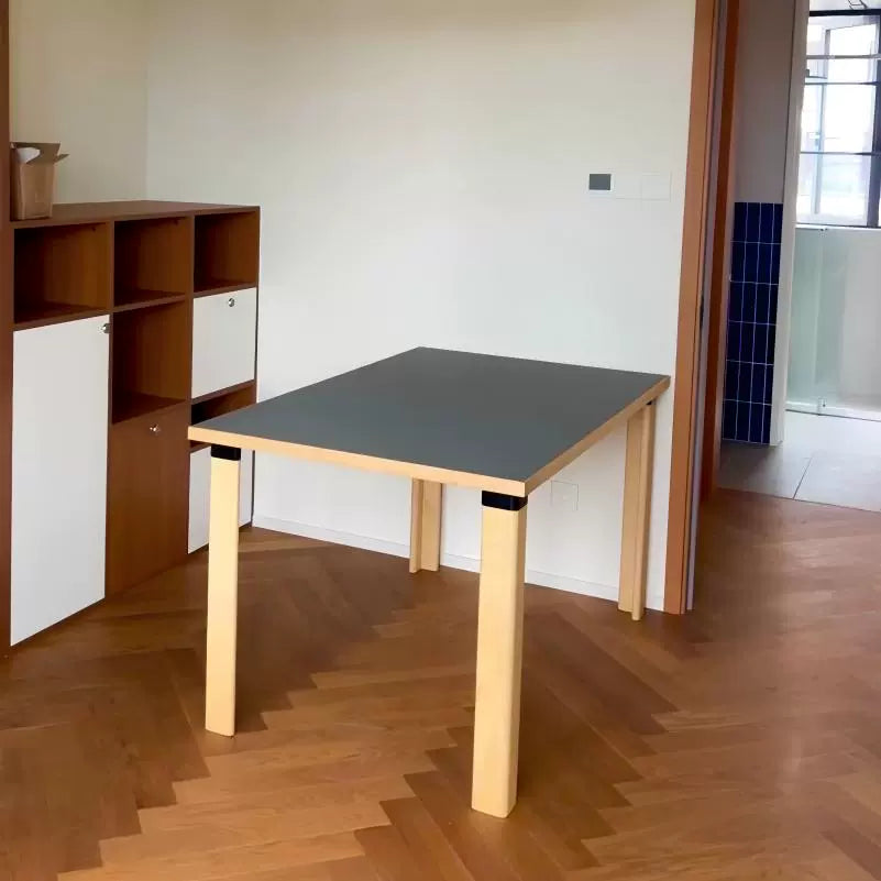 Massivholz Esstisch Haushalt mittelalterlichen einfachen Ins Schreibtisch Nordic Verhandlung kleine Wohnung runden Tisch Ideen 