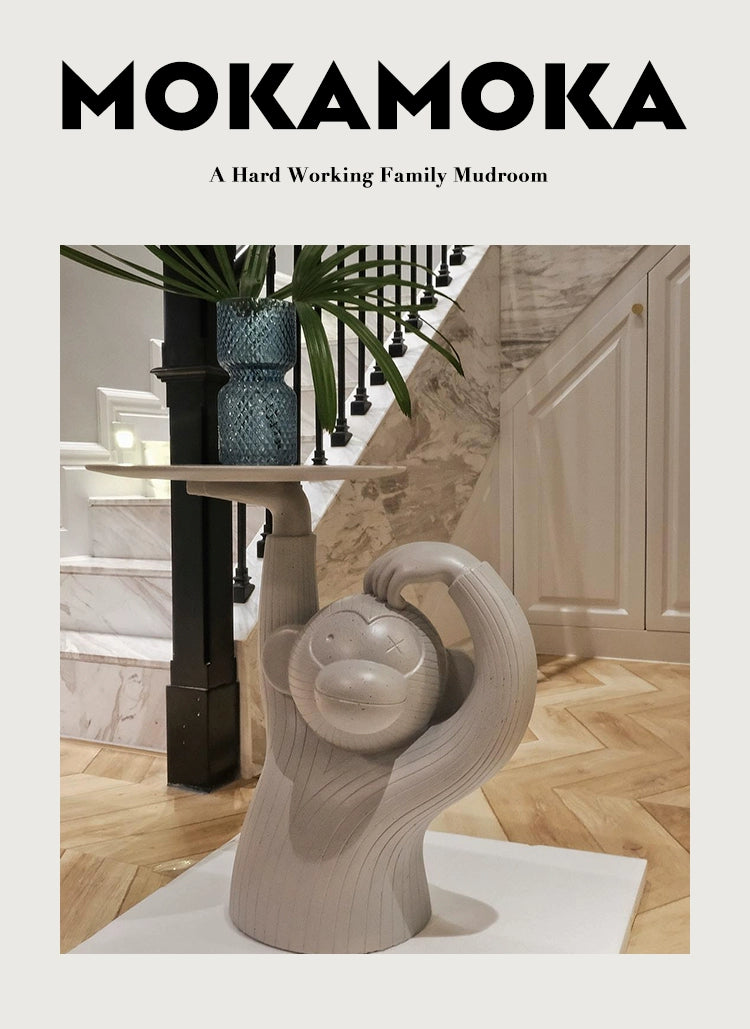 Affe kaffee tisch mittelalterlichen designer seite paar ins Ins Beliebte kreative tablett ecke paar künstlerische ornamente 