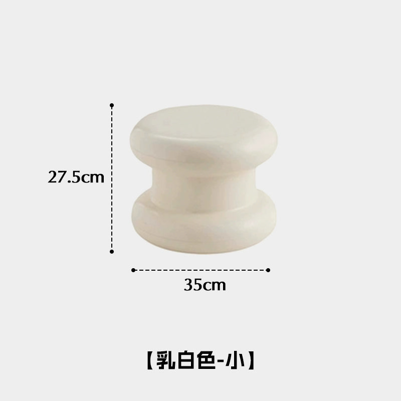 Kleiner Hocker aus Kunststoff, mittelalterlicher Schuhhocker, Designer, kreativer Couchtischhocker, robuster und langlebiger niedriger Hocker für den Haushalt 