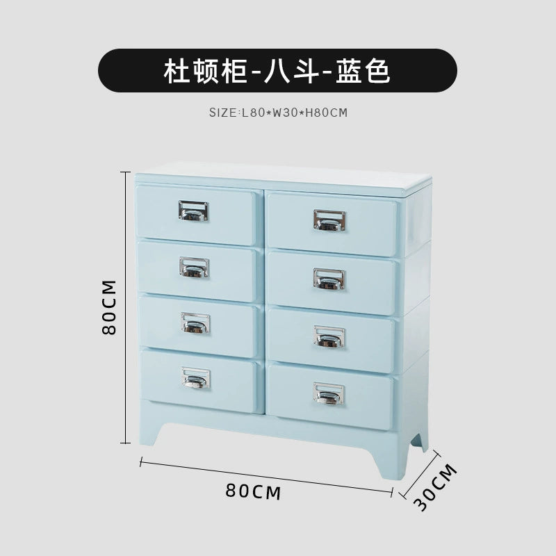 Kommode im japanischen Stil, Retro-Sofa-Seitenschrank, nordischer Stil, kreative Schlafzimmerschublade, Nachttisch 