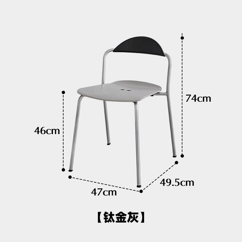 Esszimmerstuhl im Industriestil, Designgefühl, Caféstuhl, mittelalterlicher Freizeitstuhl mit Rückenlehne, einfacher Schreibtischstuhl 