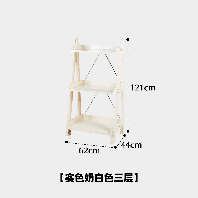 Mehrschichtiger Aufbewahrungsrand, Eckablage, herausnehmbarer Aufbewahrungskorb, nordischer Stil, Ins Popularins, transparenter Trolley 