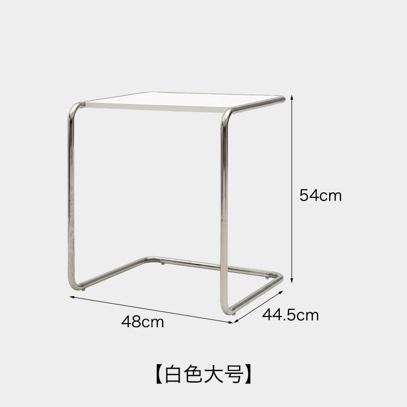 Aligned Chio B10 Side Table Sofa Coffee Table Simple Modern Shelf Korean Ins Popular Ins Style Square Table