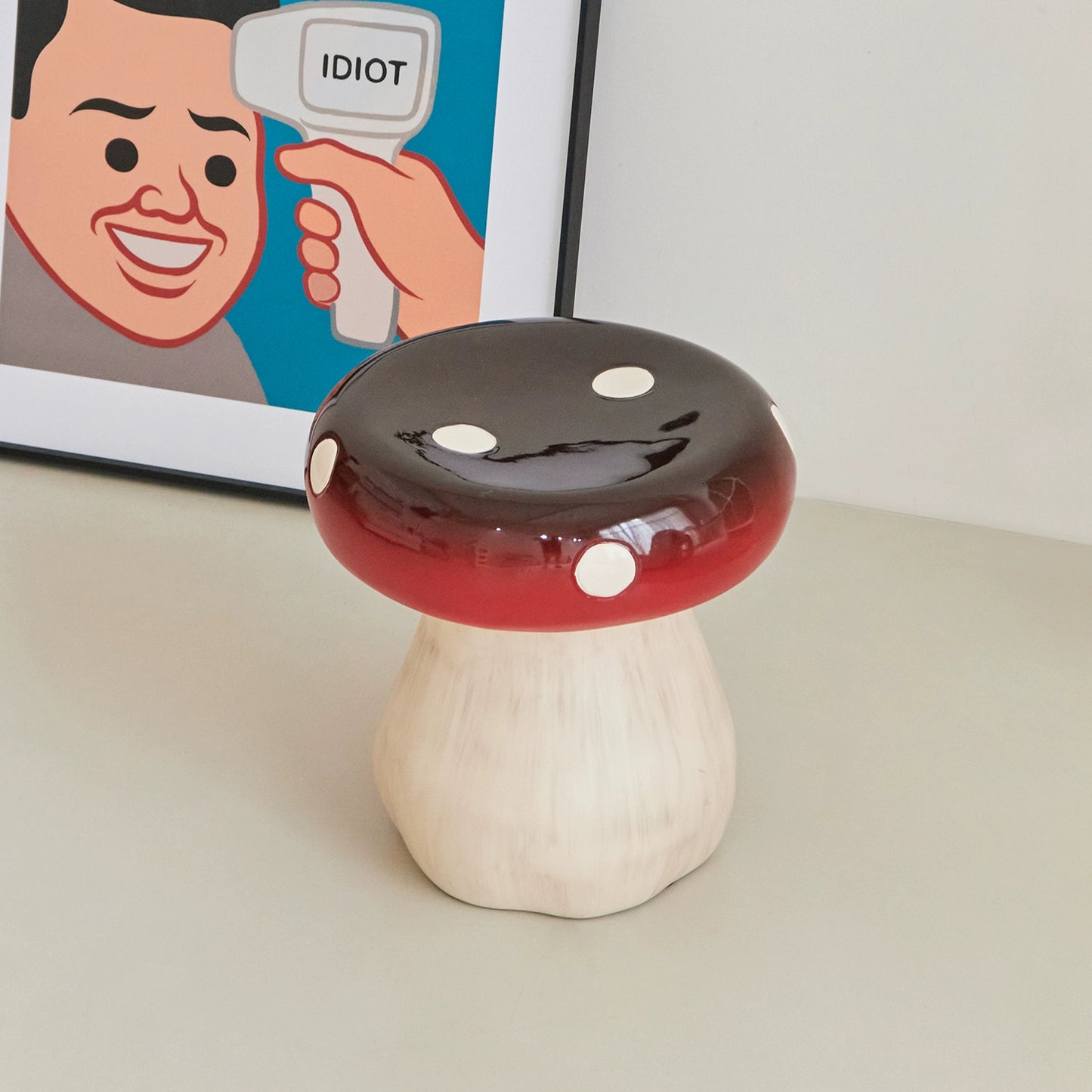 Pilzhocker, kreativer, süßer kleiner Hocker, Wohnzimmer, Zuhause, Schuhwechselhocker, Kinder, Ins Popularlow Hocker, Designer 