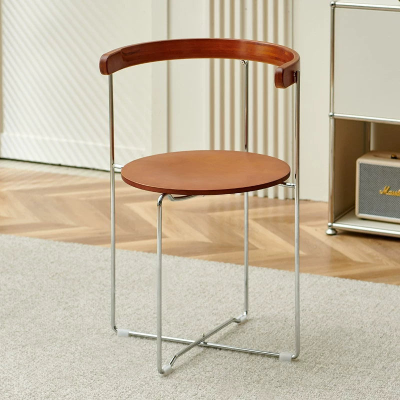 Klapp esszimmer stuhl einfache Nordic retro massivholz stuhl haushalt kleine wohnung Ins Popularleisure schreibtisch stuhl 