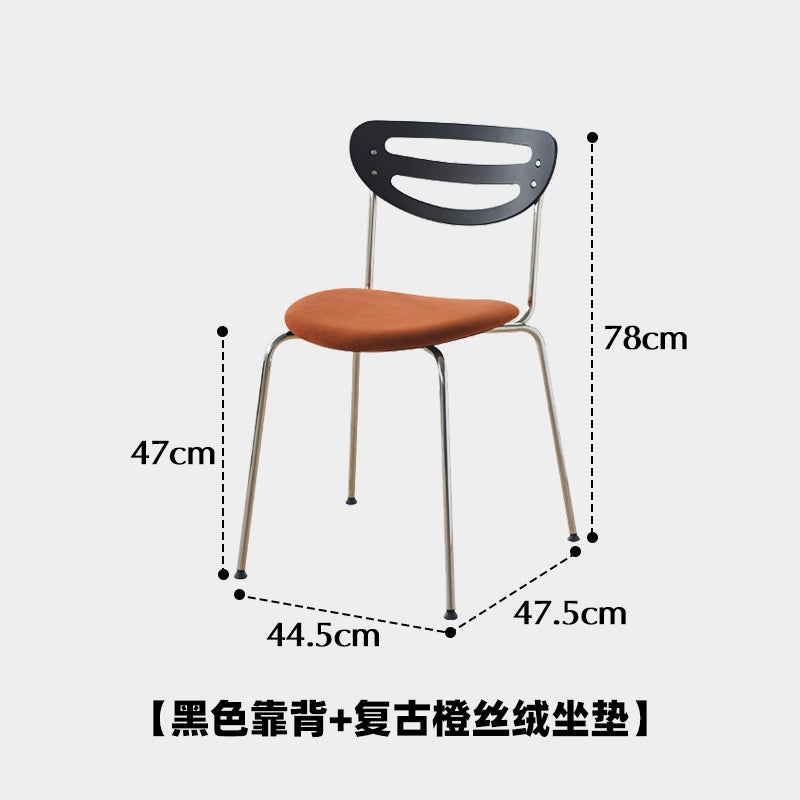 Nordic einfache esszimmer stuhl mittelalterlichen massivholz edelstahl stuhl hause designer restaurant rückenlehne hocker 