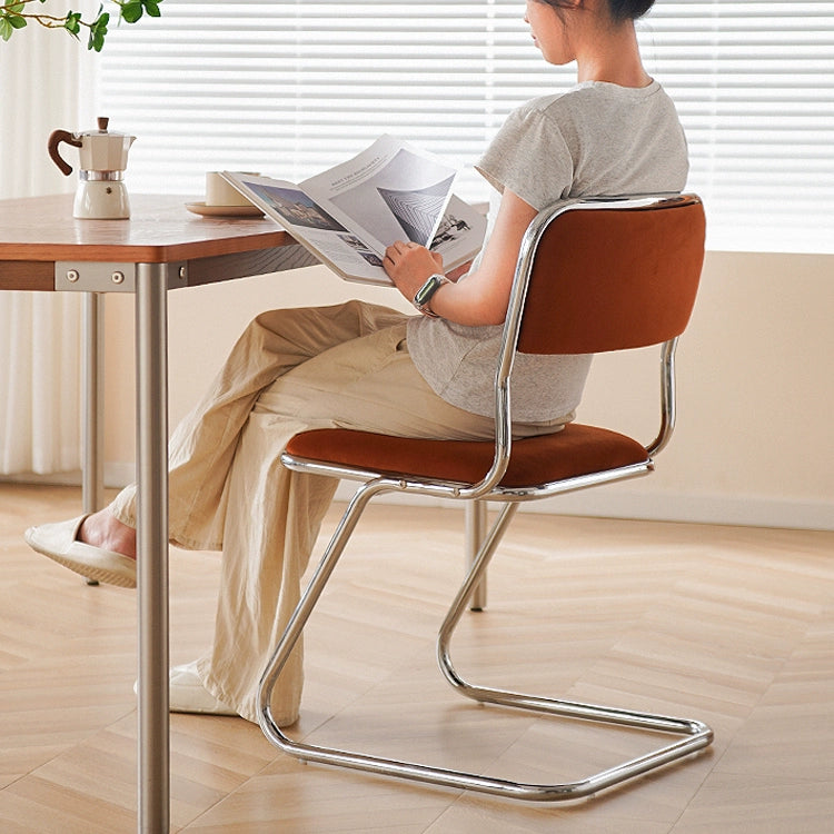 Esszimmerstuhl Licht Luxus High Sense Nordic Retro Stuhl Home Ins Populardesigner minimalistischer Hocker Rückenlehne 