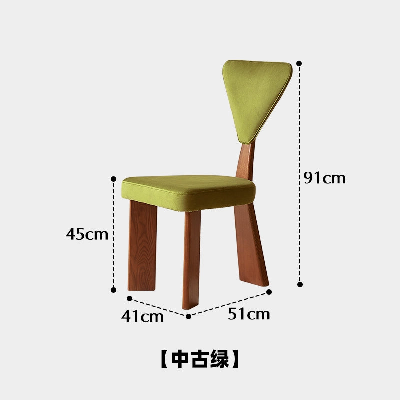 Designer Mittelalterlicher Esszimmerstuhl Haushaltsstuhl aus Massivholz Künstlerischer Rückenlehnenhocker Leichter Luxus-High-End-Stuhl 