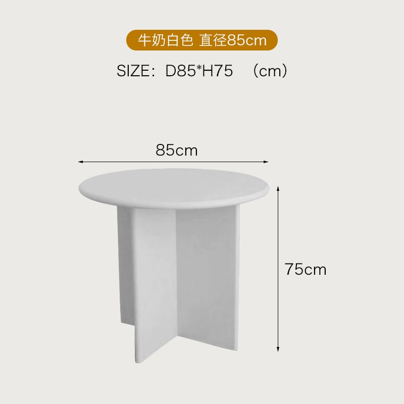 Nordic Internet Prominente Ins Stil Esstisch Wabi Wind Farbe Medieval Kleine Wohnung Wohnzimmer Bett und Frühstück Runden Tisch 