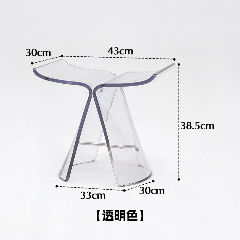 Schmetterlingshocker mittelalterlicher Designer niedriger Hocker kreativer Schuhwechselhocker dänischer künstlerischer Ankleidehocker 