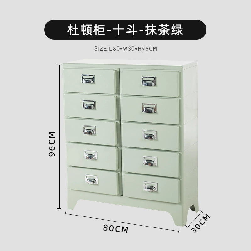 Kommode im japanischen Stil, Retro-Sofa-Seitenschrank, nordischer Stil, kreative Schlafzimmerschublade, Nachttisch 