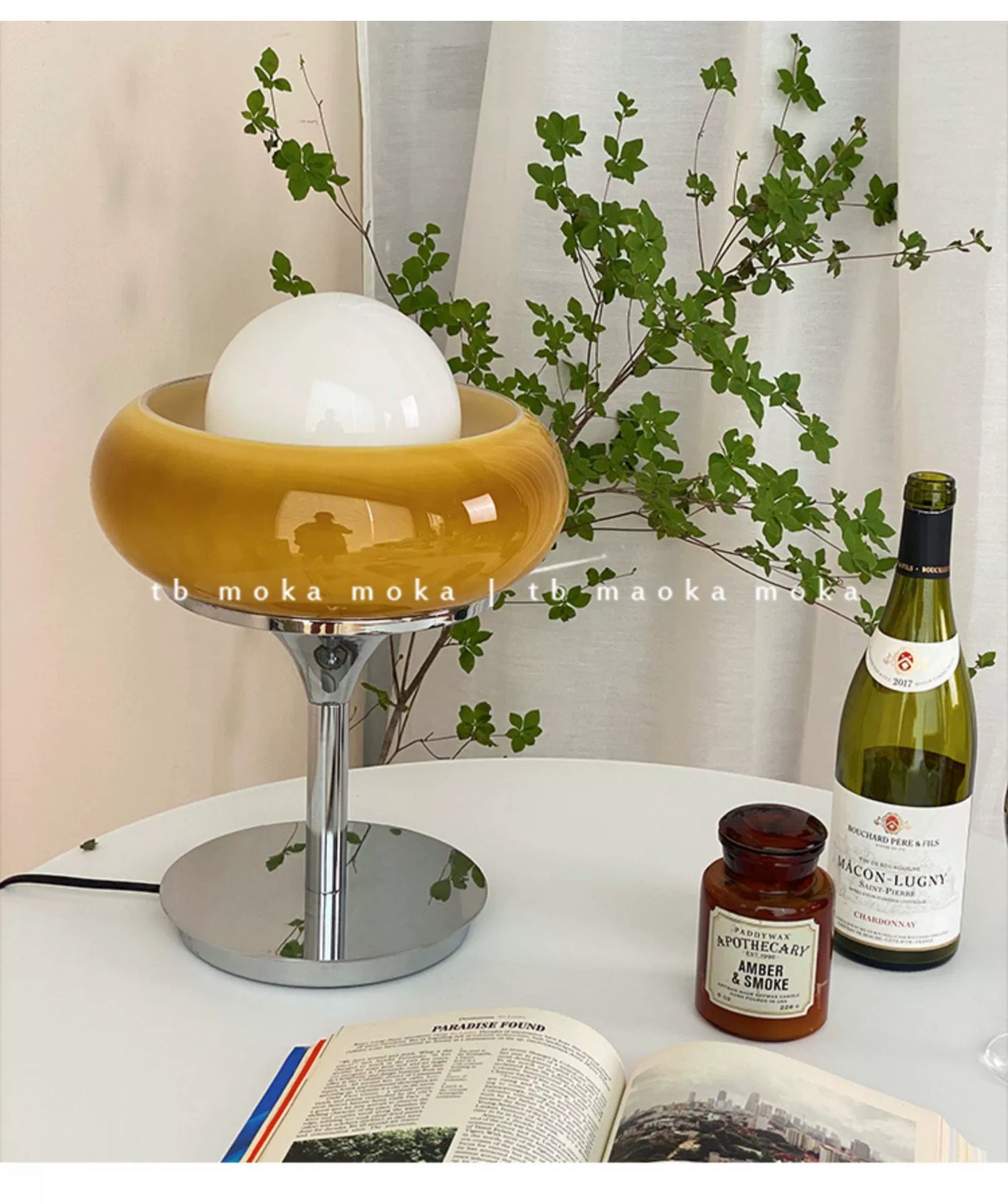 Mittelalterliche dekorative Tischlampe Ins Wind Retro Wabi Sabi Wind Bauhaus Schlafzimmer Studie Ins PopularBedside Lampe 