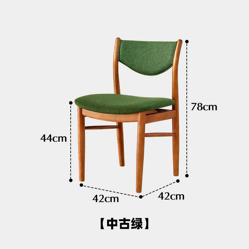 Mittelalterlichen massivholz esszimmerstuhl haushalt licht luxus high-end-stuhl designer freizeit zurück stuhl weiche tasche 