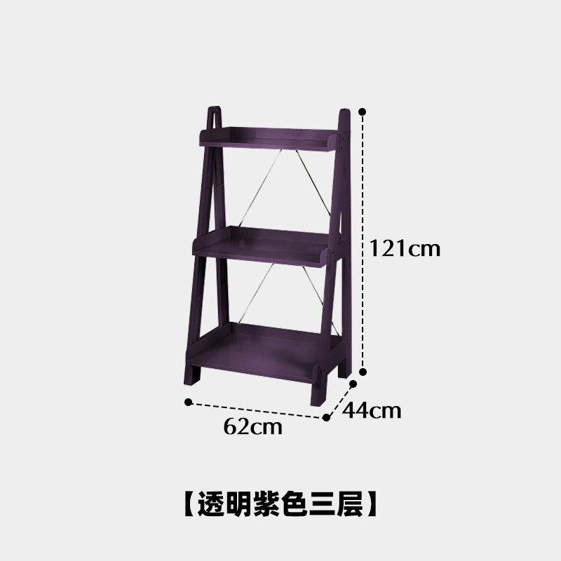 Mehrschichtiger Aufbewahrungsrand, Eckablage, herausnehmbarer Aufbewahrungskorb, nordischer Stil, Ins Popularins, transparenter Trolley 