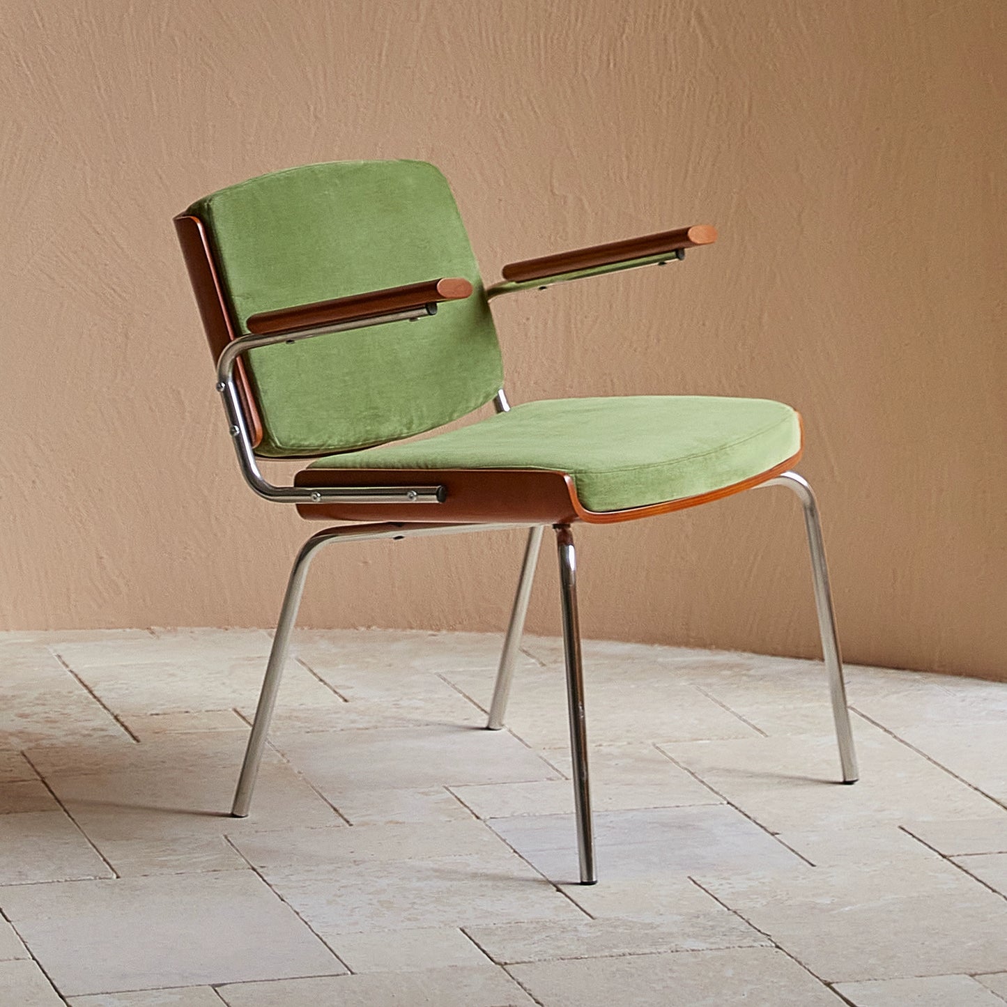 Mittelalterlicher Esszimmerstuhl, nordischer Stuhl mit Armlehne, für Restaurant, Arbeitszimmer, Büro, Freizeit, weicher Stuhl 