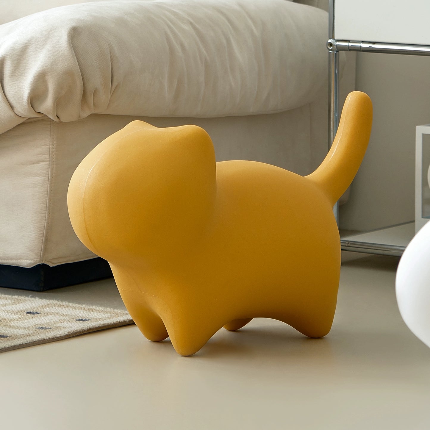 Kätzchen-Schuhhocker, kleiner Hocker für das Kinderzimmer, niedriger Hocker, kreativer, süßer Tierhocker, Wohnzimmer, Internet-Berühmtheit 