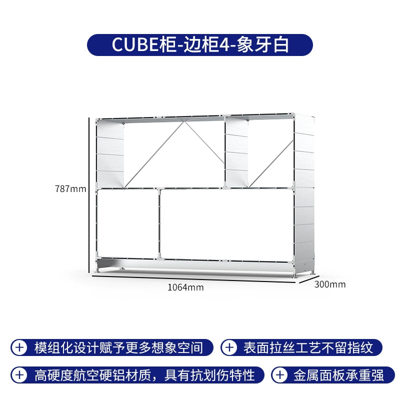 Metallmodulschrank Industriestil Kombinationsschrank Ins PopularSimple Ins Display Rack Kreativität 