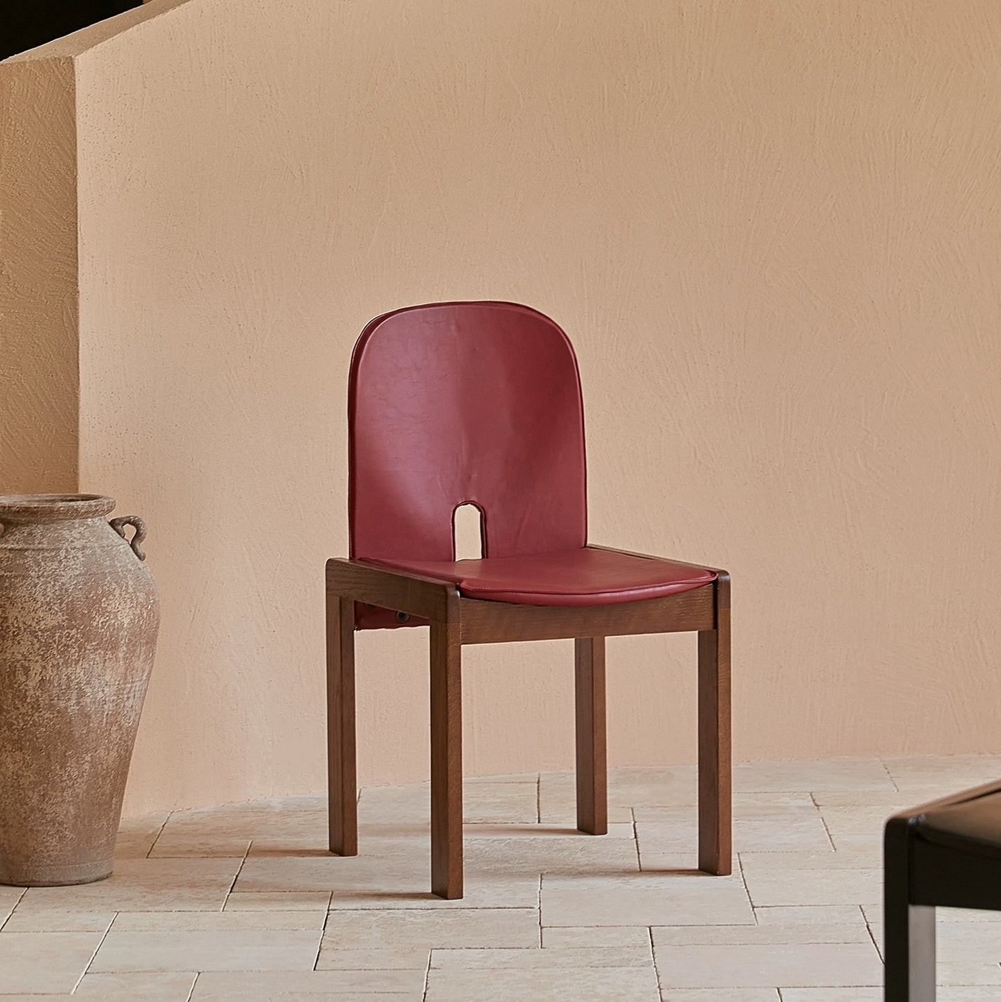 Esszimmerstuhl Haushalt Massivholz Ölwachs Leder Hocker Rückenlehne Licht Luxus Senior Designer Stuhl Mittelalter Wabi Sari 