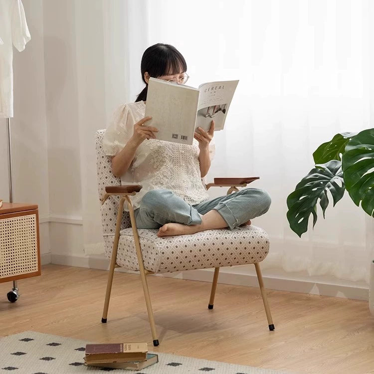 Nordic Retro Sofa Stuhl Medieval Einzigen Liege Balkon Wohnzimmer Ins PopularLeisure Stuhl Cafe 