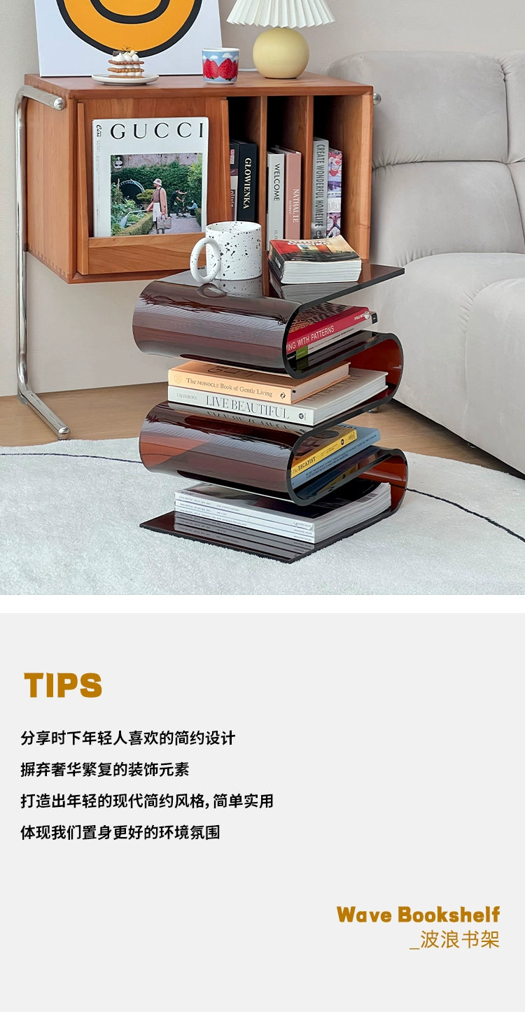 Einfaches Bücherregal Sofakante Ins Wind Coffee Shop Ins Populardesktop Zeitschriftenständer dekorative Requisiten 