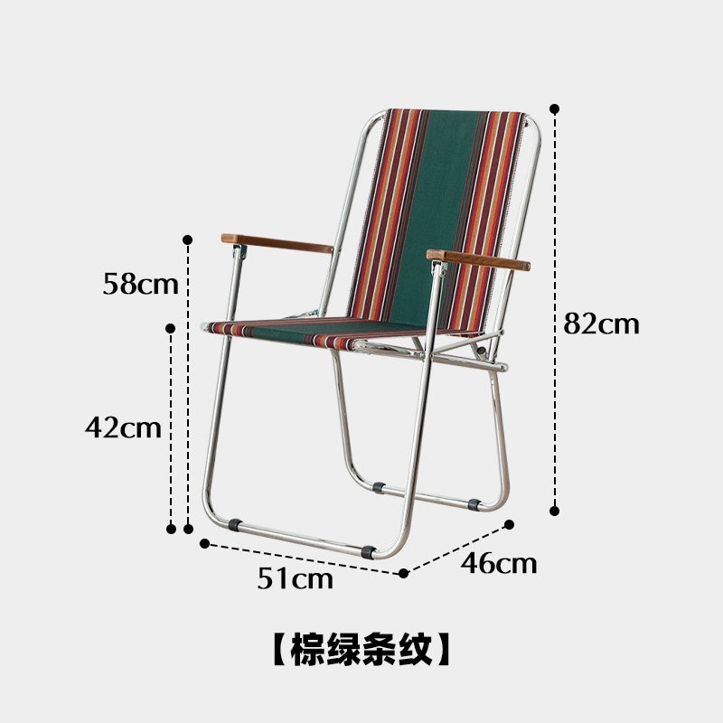 Outdoor klappstuhl Ins Popularcamping stuhl Tragbare ins wind mittagessen lounge stuhl Balkon casual dining stuhl 