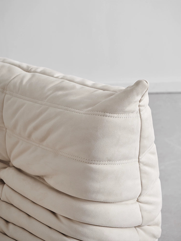 Home Ins Popular Caterpillar Sofa Togo Cream Wind Lazy Sofa Small Apartment Leisure Single Sofa