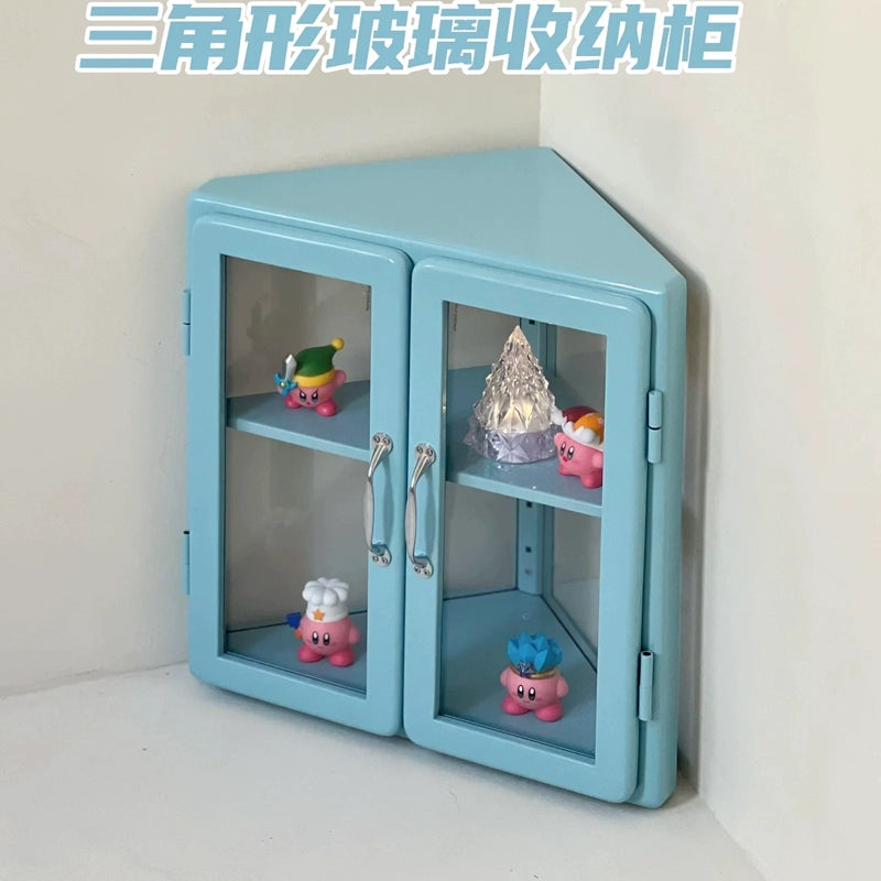 Umweltfreundliche glas Japanischen eisen schrank retro Ins PopularNordic hause schmiedeeisen metall dining side schrank figur locker 