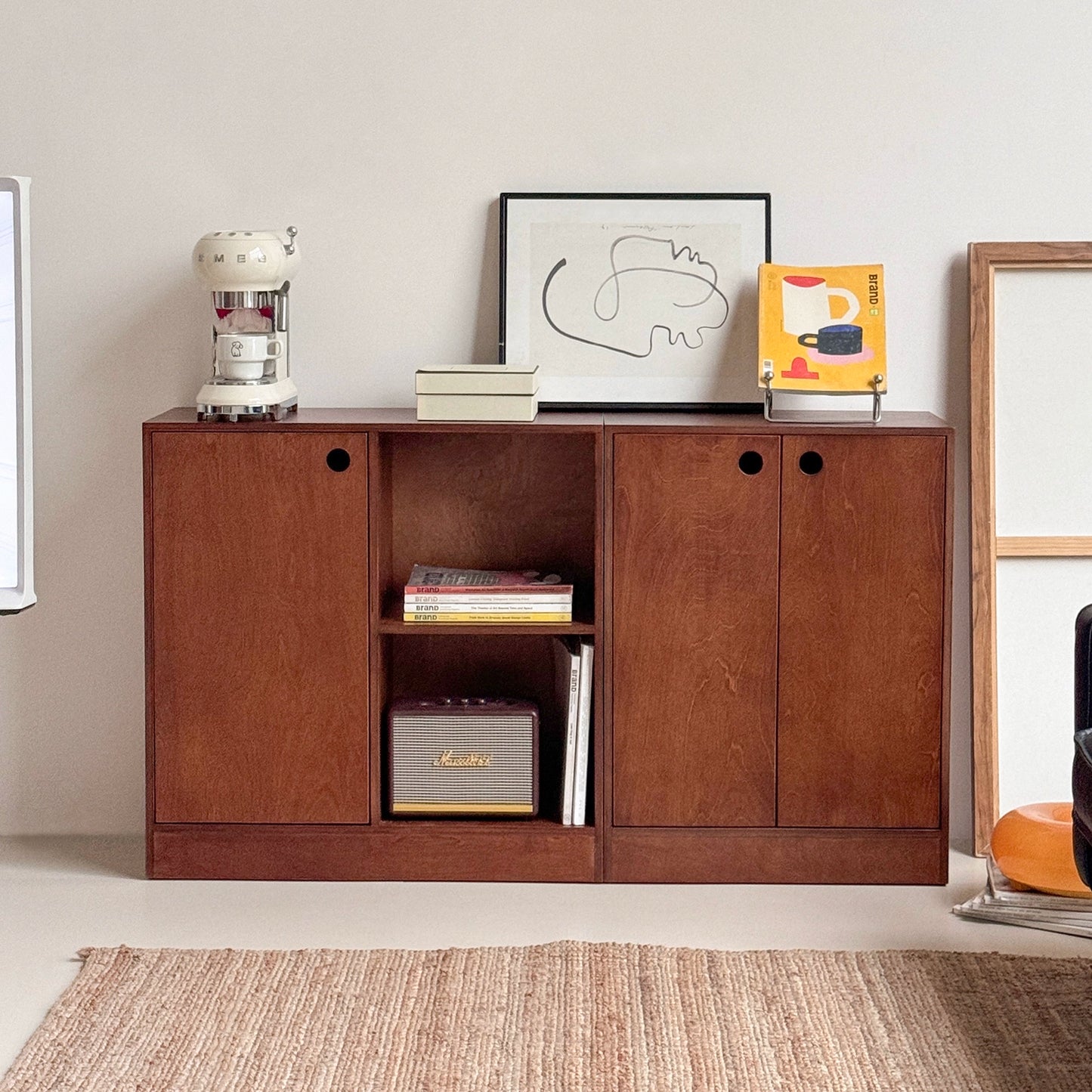 Mittelalterlicher Massivholz-Aufbewahrungsschrank Home Designer Aufbewahrung Esszimmer-Seitenschrank Ocean Board Wohnzimmer-Aufbewahrungstruhe 