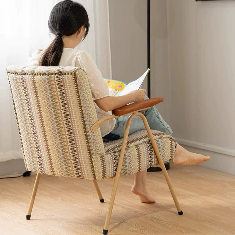 Nordic Retro Sofa Stuhl Medieval Einzigen Liege Balkon Wohnzimmer Ins PopularLeisure Stuhl Cafe 