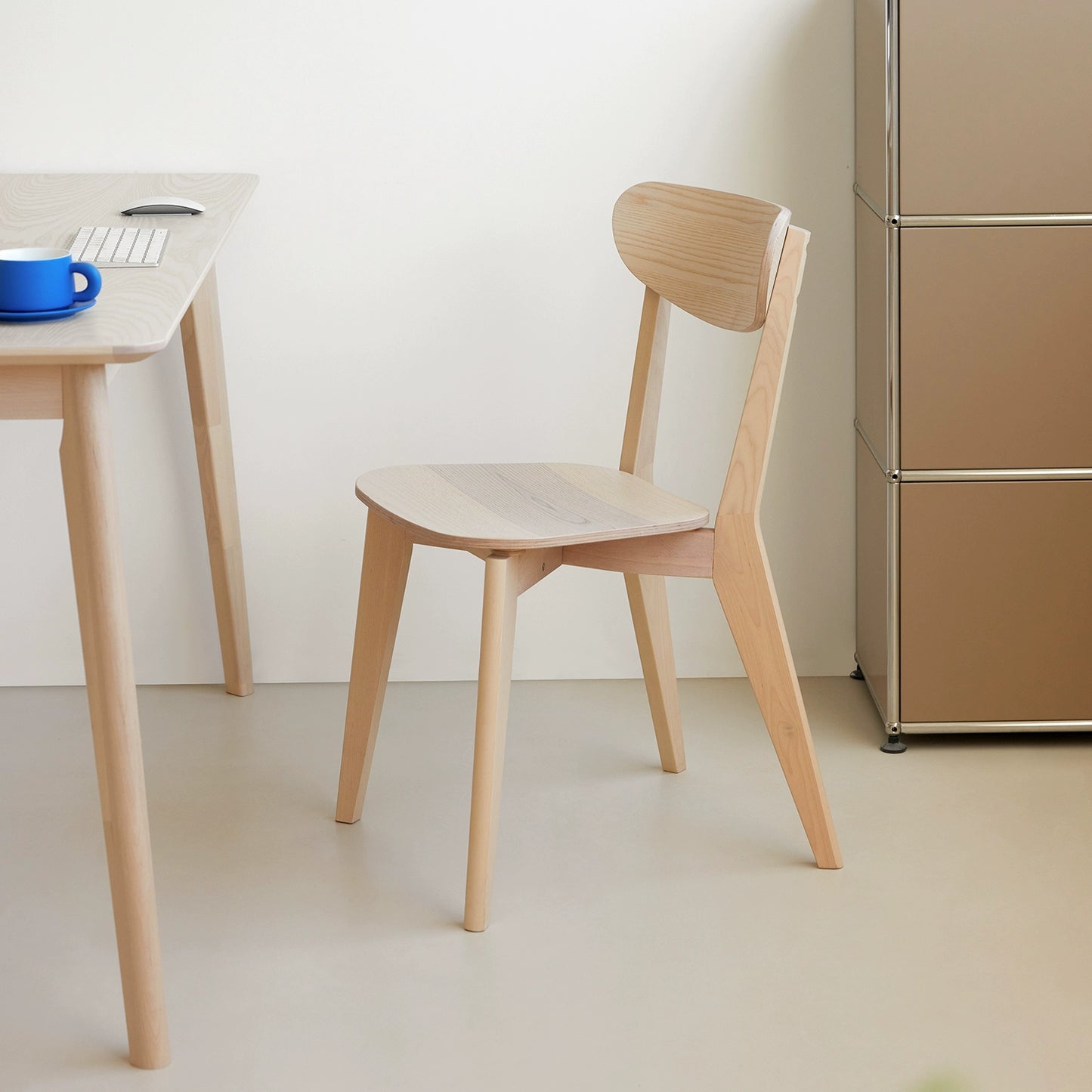 Esszimmerstuhl aus massivem Holz, mittelalterlich, minimalistisch, Ins, Log-Stil, Schreibtischstuhl, Wohnzimmer, Zuhause, Wabi Sabi, Rückenlehnenhocker 