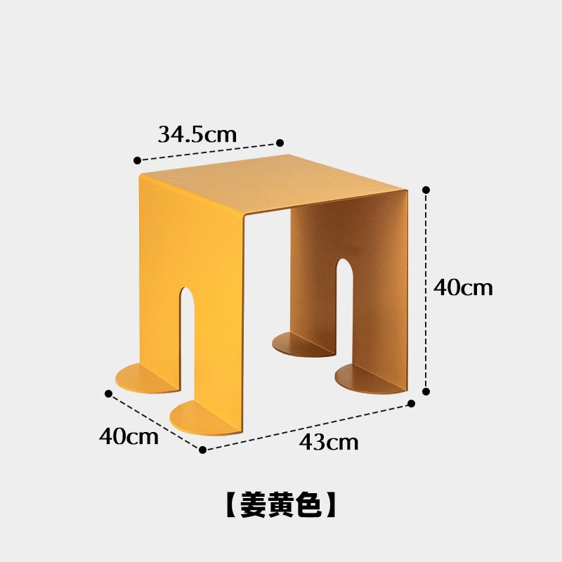 Dopamin-Schuhwechselhocker, kreativer Schmiedeeisen-Internet-Promi-Schuhhocker, kleiner Hocker, Home-Designer, niedriger Hocker, robust und langlebig 