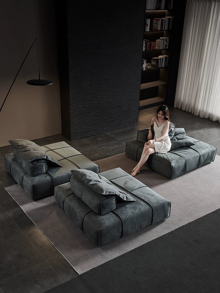 Home Furnishing Baxter Panama Sofa Module Square Tofu Block Sofa Designer Double-sided Creative Combination