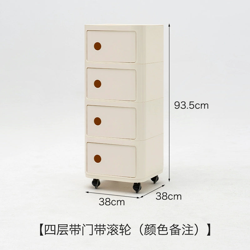 Beweglicher Nachttisch Einfacher mittelalterlicher Lagerschrank Ins Popularins Windregal Kleine Wohnung Seitenschrank 